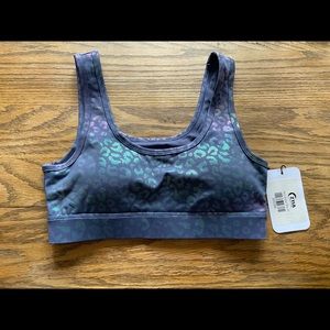Zyia - Navy Leopard Bra - NWT, Size M
